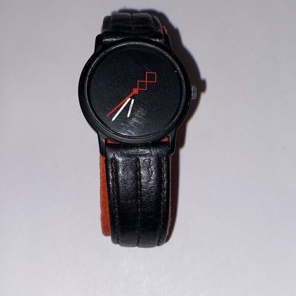 Timex T69 Women's Analog Leather Band Water Resistant Black Wristwatch - Picture 3 of 11